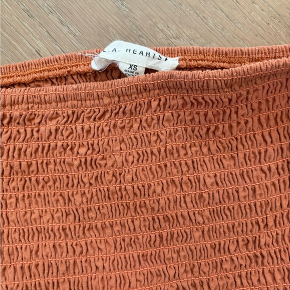 urban outfitters long sleeve orange top - Picture 3 of 3